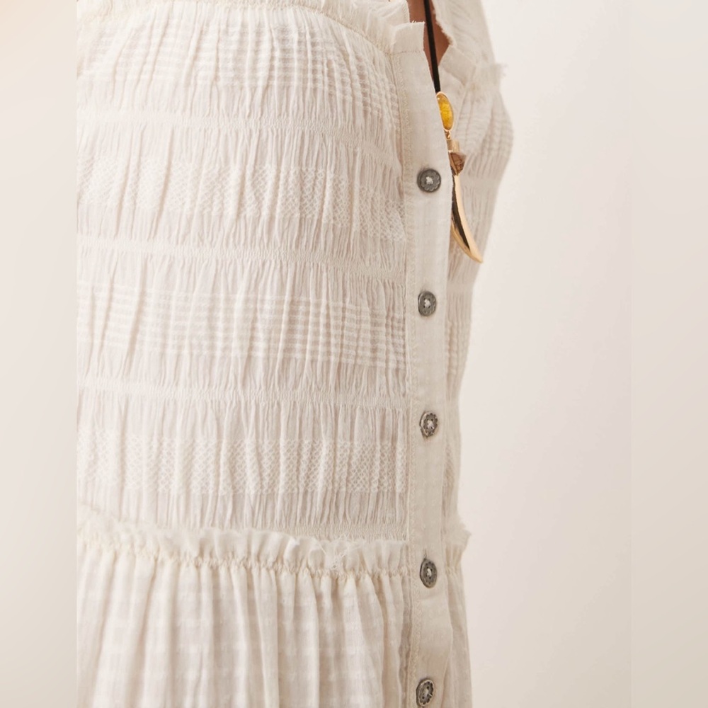 NWT Free People Ethereal Cottage Desert Dazed Midi Dress Boho Sz M - Picture 4 of 13